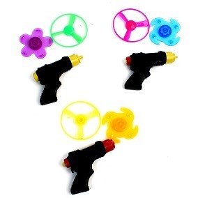 PISTOLET SOUCOUPE VOLANTE + TOUPIE &Agrave; LANCER (48 pcs)