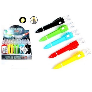 STYLO AVEC LAMPE LED INTÉGRÉE (50 pcs.)
