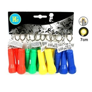 Lampe Torche LED sur Porte-cl&eacute;s (12 pcs)