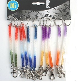 PORTE-CLÉS AVEC CORDON RÉTRACTABLE (12 pcs)