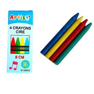 4 Craies de Cire en Bo&icirc;te (36 pcs)