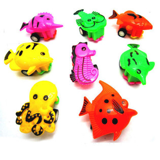 Poissons &agrave; friction Pull Back (48 pcs)