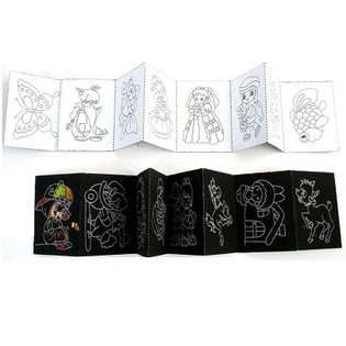 Livre de Coloriage Magique à Gratter (47 pcs)