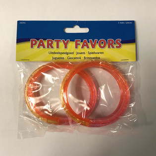 2 GRANDS BRACELETS PAILLETÉS À EAU (Lot de 12)