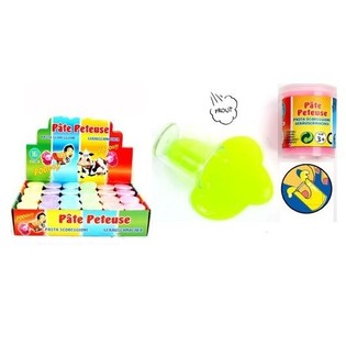 Pâte Putty Slime Néon en Présentoir (24 pcs)
