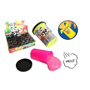PUTTY SLIME PUANTEUR COULEURS NÉON EN PRÉSENTOIR, 70g (24 pcs)