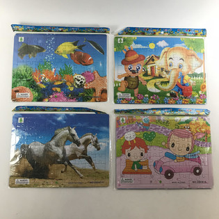 MIX PUZZLES, comprenant : 63 pièces (24 pcs)