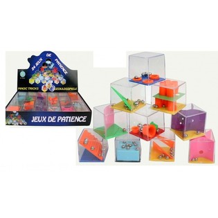 PETITS JEUX DE PATIENCE EN PRÉSENTOIR (24 pcs)