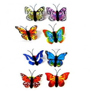 Bagues Papillon pour Enfants (48 pcs.)