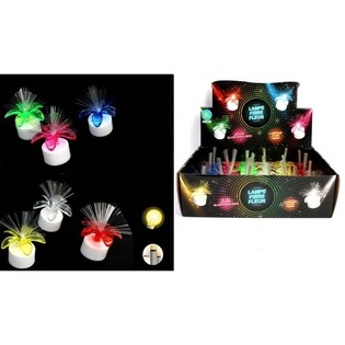 FLEURS LUMINEUSES LED EN PR&Eacute;SENTOIR (24 pcs)