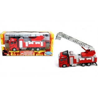 Grand camion de pompiers en métal à friction (2 pcs)