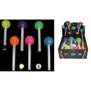 B&Acirc;TONS LED BALLE &Agrave; POINTES LUMINEUSE EN PR&Eacute;SENTOIR (12 pcs)