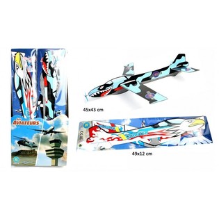 Avions en mousse XXL en présentoir (24 pcs)