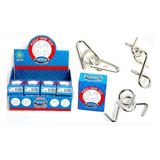 Jeux d'Habileté en Métal Casse-tête en Présentoir (32 pcs)
