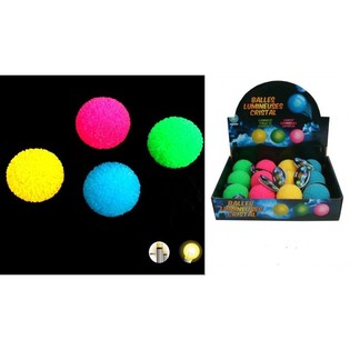 Grandes Balles Rebondissantes Cristal Lumineuses &Oslash; 6,5 cm (12 pcs)