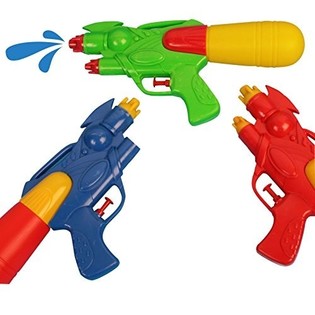 Pistolets &agrave; Eau, 25 cm de Long (12 pcs)