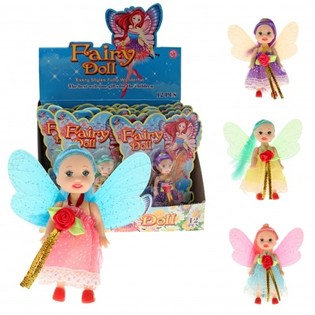 Poupée Fée sur Carte en Présentoir (12 pcs)