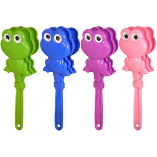 MAINS D'APPLAUDISSEMENT MOD&Egrave;LE : GRENOUILLES JOYEUSES (12 pcs)