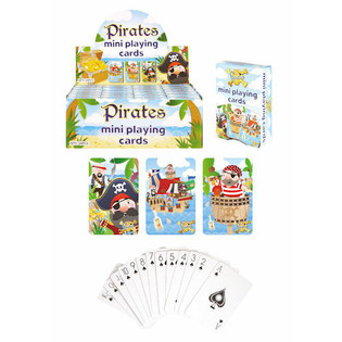 MINI CARTES &Agrave; JOUER &ndash; MOD&Egrave;LE : PIRATES EN PR&Eacute;SENTOIR (24 pcs)