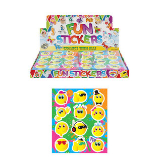 AUTOCOLLANTS FUN &ndash; MOD&Egrave;LE : SMILEYS (120 pcs)