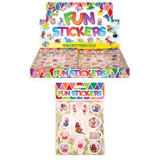 FUN STICKERS &ndash; MOD&Egrave;LE : F&Eacute;ES (120 pcs)