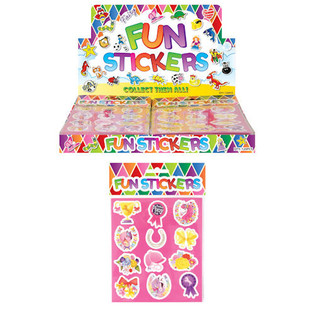 Autocollants Fun &ndash; Mod&egrave;le : Poneys (120 pcs)