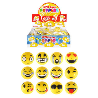 SMILEY PLOPPERS EN PR&Eacute;SENTOIR (48 pcs.)