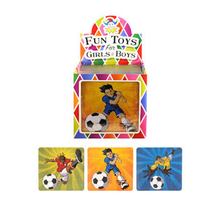 PUZZLE &ndash; FOOTBALLEURS, 13 x 12 cm EN PR&Eacute;SENTOIR (108 pcs)