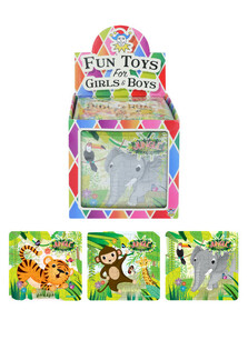 Puzzle Jungle, 13 x 12 cm, en Pr&eacute;sentoir (108 pcs)