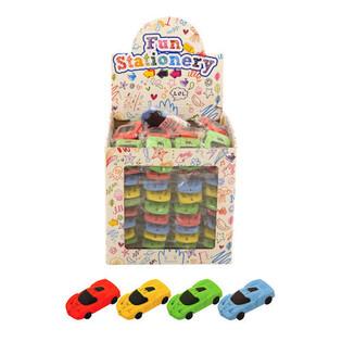 GOMMES MOD&Egrave;LE : VOITURES DE SPORT EN PR&Eacute;SENTOIR (84 pcs)
