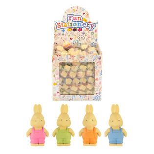 Gommes Mod&egrave;le Lapin en Pr&eacute;sentoir (96 pcs)