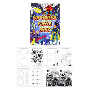 LIVRE DE PUZZLES SUPER H&Eacute;ROS (48 pcs)