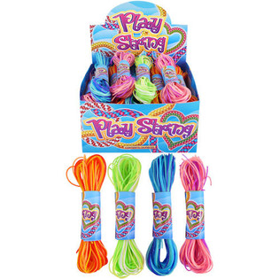 PLAY STRING, CORDONS &Agrave; NOUER EN PR&Eacute;SENTOIR (24 pcs)