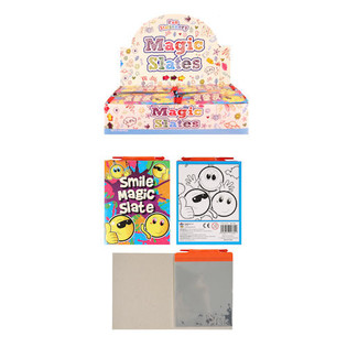 Cahiers de Dessin Magiques - Mod&egrave;le : Smiley en Pr&eacute;sentoir (144 pcs)