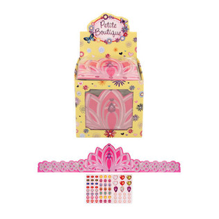 Couronnes de Princesse en Carton Ajustables en Pr&eacute;sentoir (84 pcs)