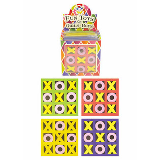 Jeu de Morpion en Mousse en Pr&eacute;sentoir (30 pcs)