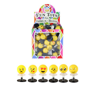 SMILEYS SAUTEURS EN PR&Eacute;SENTOIR (84 pcs.)