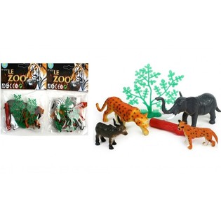 SET D'ANIMAUX DU ZOO (24 pcs.)