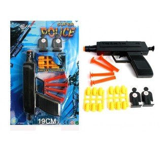 PISTOLET DE POLICE AVEC CIBLES (24 pcs)