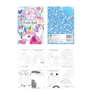 LIVRE DE PUZZLES LICORNE (48 p.)