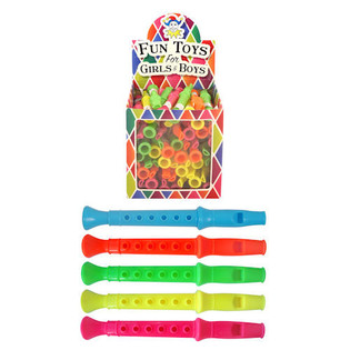 Sifflets Color&eacute;s pour P&ecirc;che &agrave; la Ligne en Pr&eacute;sentoir (60 pcs)