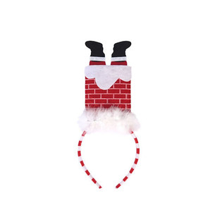 Serre-t&ecirc;te de No&euml;l &ndash; P&egrave;re No&euml;l dans la Chemin&eacute;e (24 pcs)