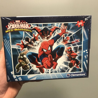 MARVEL – PUZZLE SPIDERMAN, 60 Pièces (4 pièces)