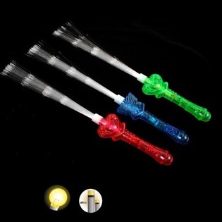 B&acirc;tons de Fibre Optique Lumineux LED, 40 cm (48 pcs)