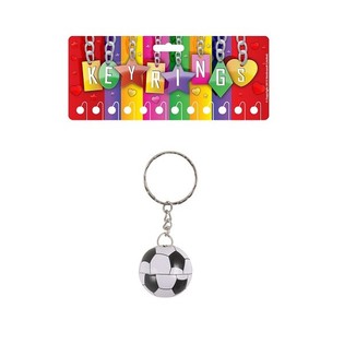 Porte-cl&eacute;s de Football en M&eacute;tal (12 pcs)