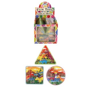Jeux de patience &ndash; Mod&egrave;le : Dinosaures en pr&eacute;sentoir (96 pcs.)