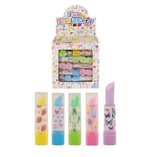 GOMMES ROUGE &Agrave; L&Egrave;VRES EN PR&Eacute;SENTOIR (84 pcs)