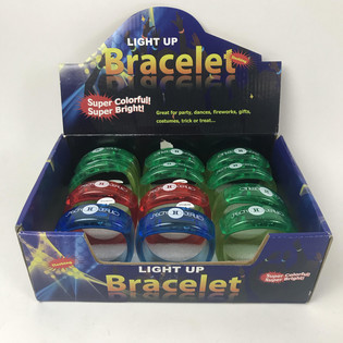 BRACELETS LED LUMINEUX (12 pces)