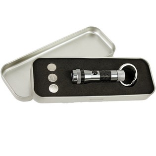 Porte-clés Lampe de Poche en Boîte Cadeau (10 pièces)