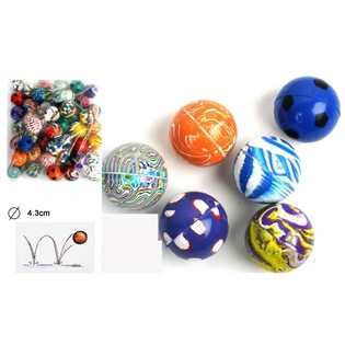 M&Eacute;GA GRANDES BALLES REBONDISSANTES &ndash; &Oslash;4,3CM (48 pcs)